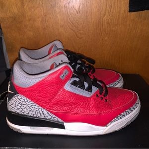 Jordan Unite Fire Red 3s ❤️‍🔥